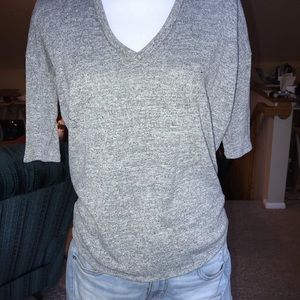 Quarter sleeve sweater shirt